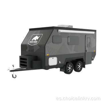 Mini remolque de viaje de caravana portátil personalizable